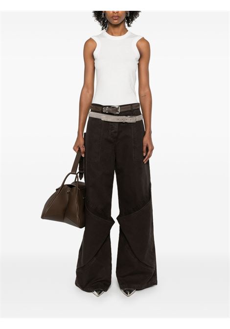 Jeans a gamba ampia in marrone The attico - donna THE ATTICO | 250WCP00198DDC093AA064